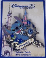 DLP - Stitch with Castle - 25th Anniversary
