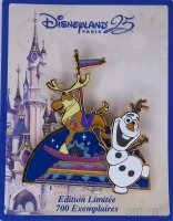 DLP -  Olaf and Sven - Disney Stars on Parade - 25th  Anniversary