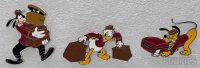 Goofy Donald and Pluto - Tower of Terror Bellhop Set