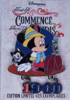 DLP - Mickey as Pinocchio with Figaro and Jiminy - Pin Trading Event - It All Started with a Mouse
