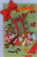 DLP - Chip and Dale - 2019 Christmas Time Event - Present - Candy Cane
