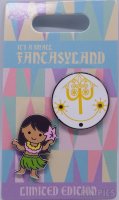 DL - Hula Dancer and Clock Face - It's a Small World - Fantasyland Cuties - Set