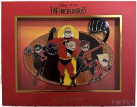 WDI - Mr Incredible, Elastigirl, Violet, Dash, Jack-Jack - 20th Anniversary - Jumbo - Incredibles - Pixar