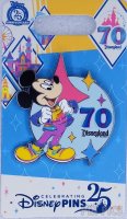 DLR - Mickey in Rainbow Outfit - Disneyland 70th Anniversary Series