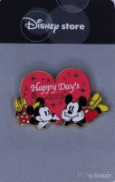 Japan - Mickey and Minnie Laying Down - Happy Days 2003 - Valentine - JDS