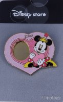 Japan - Minnie Mouse - Heart Frame - Valentines Days 2003 - JDS