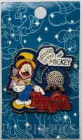 WDW - Mickey Dressed as Dreamfinder with Figment - Around Our World With Mickey - Epcot