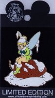 DS - Tinker Bell - Sitting On a Pine Cone - Winter