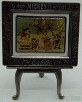 Coca Cola - Mickey and Friends - Christmas Card - Season's Greetings - Easel