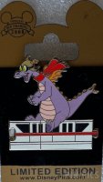 WDW - Figment - Red Monorail - Gold Card Collection