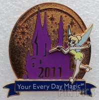 Tinker Bell - Your Every Day Magic - Castle - Disney Rewards® Visa® Cardmember Pin