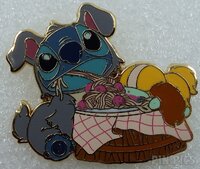 Japan - Stitch Dressed as Tramp and Scrump as Lady - JDS