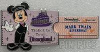 DLR - Minnie - Mark Twain Ticket - Annual Passholder - Tour the Tour