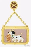 BoxLunch - Puppy with a Teddy Bear - 101 Dalmatians Picture Frame Set - Mystery