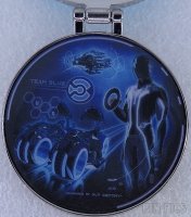 Team Blue - Tron Lightcycle Run Team Emblems Set - Hinged