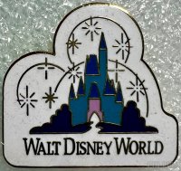 WDW - Blue Castle with Fireworks - Version 1