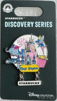 WDW - Magic Kingdom - Starbucks Discovery - Castle - Dumbo Ride - Tinker Bell - Tron - Dangle