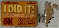 WDW - Pluto - I Did It - Half Marathon 5K - runDisney 2024 - Hinged