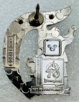 DLR - Partners Statue - Letter D - 70th Anniversary - Key to Disneyland