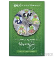 DIS - Kermit Through the Years - The Muppets 70th Anniversary - D23 Gold Member Exclusive