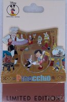 DEC - Gepetto, Pinocchio, Figaro and Cleo - Pinocchio Snow Globe