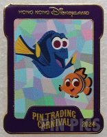 HKDL - Dory and Nemo - Pin Trading Carnival 2024 - Playing Card - Mystery