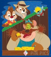 WDW - Chip and Dale with Monterey Jack and Zipper - If We Were There! Set 4 - Celebrating 25 Years of Disney Pins 2025