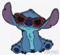 Loungefly - Stitch - Red Rhinestone Sunglasses - Jeweled - Hot Topic