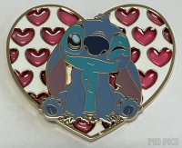 DSSH - Stitch - Valentine's Day Hearts - Stained Glass - Zootopia