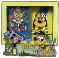 HKDL - Mickey and Pluto - Let's Craft - Slider