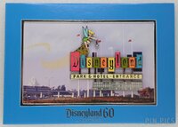 DL - Disneyland Parks and Hotel Sign - 60th - Marquee and Litho Jumbo