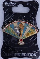 WDI - Pocahontas, Meeko and Flit - Floral Fan