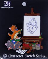 Japan - Toulouse and Berlioz - Character Sketch - 25th Anniversary - TDR