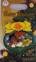 WDW - Scar and Simba - Animal Kingdom Lodge - Lion King -  Spinner Holiday Ornament - Christmas 2022