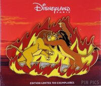 DLP - Simba and Scar - The Lion King - Fighting