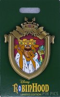 WDI - Prince John and Sir Hiss - Crest - 50th Anniversary - Robin Hood