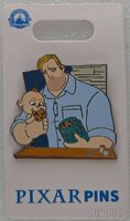 Jack-Jack and Mr. Incredible - Cookie Num Num Jar - Pixar Incredibles 2