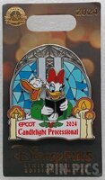 WDW - Donald and Daisy Duck - Caroling - EPCOT Candlelight Processional 2024