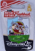 DLR - Chip and Dale - Main Street, USA - Disneyland Banners Series - Niftie Fifties Flashback