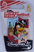 DLR - Pirate Pluto - Frontierland - Disneyland Banners Series - Niftie Fifties Flashback