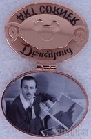 DLR - Mickey, Walt Disney - Disneyland Art Corner - Walt's Vision - Niftie Fifties Flashback