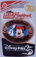 DLR - Mickey, Walt Disney - Disneyland Art Corner - Walt's Vision - Niftie Fifties Flashback