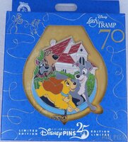 Lady, Tramp, Trusty, Jock - Lady and the Tramp 70th Anniversary - Dangle