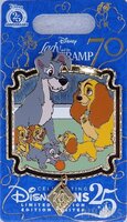 Lady, Tramp, Puppies - Lady and the Tramp 70th Anniversary - Dangle