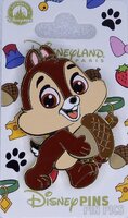 DLP - Baby Chip - Walking and Holding an Acorn - Big Round Eyes Series
