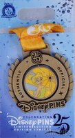 Tinker Bell - Pin Trading 25th Anniversary Medals - June 2025  - Spinner