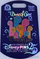 DLR - Fountains - World of Color 15th Anniversary - Magic Key