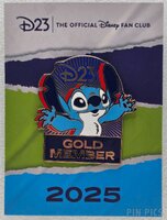 D23 - Stitch - Gold Member 2025