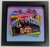 FiGPiN - Mickey and Minnie - Disneyland World of Color Dessert Party - Full Color - Gift
