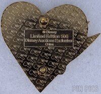 Disney Auctions - Tinker Bell Pouting in Turquoise Heart